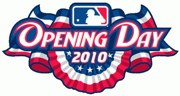 MLB Opening Day 2010 Primary Logo iron on transfers for T-shirts